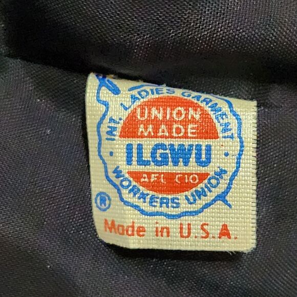 Anne Klein II Vintage 90s Wool Shorts Pleated Navy/White Dashes Women's Size 10 - Picture 9 of 13